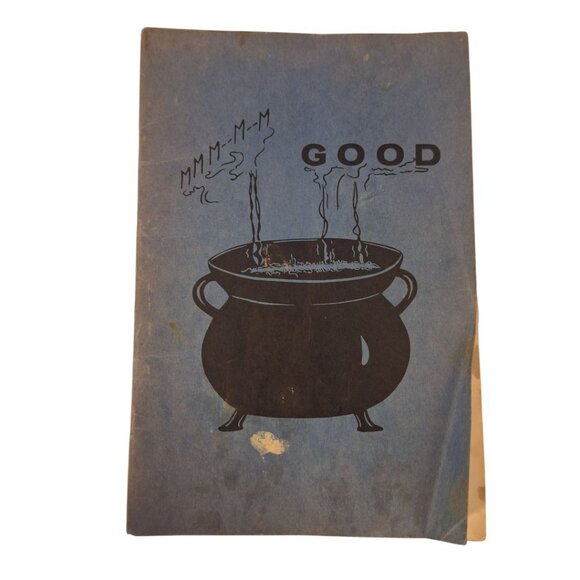 1962 Crievewood Methodist Church Nashville Cook Book Blue Couldron Pot Womens - Picture 8 of 8